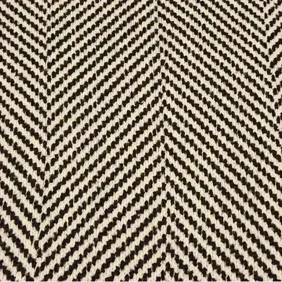 J Crew Funnelneck Black Herringbone Print Fleece Lined Comfy Pullover Sweater - Picture 12 of 14